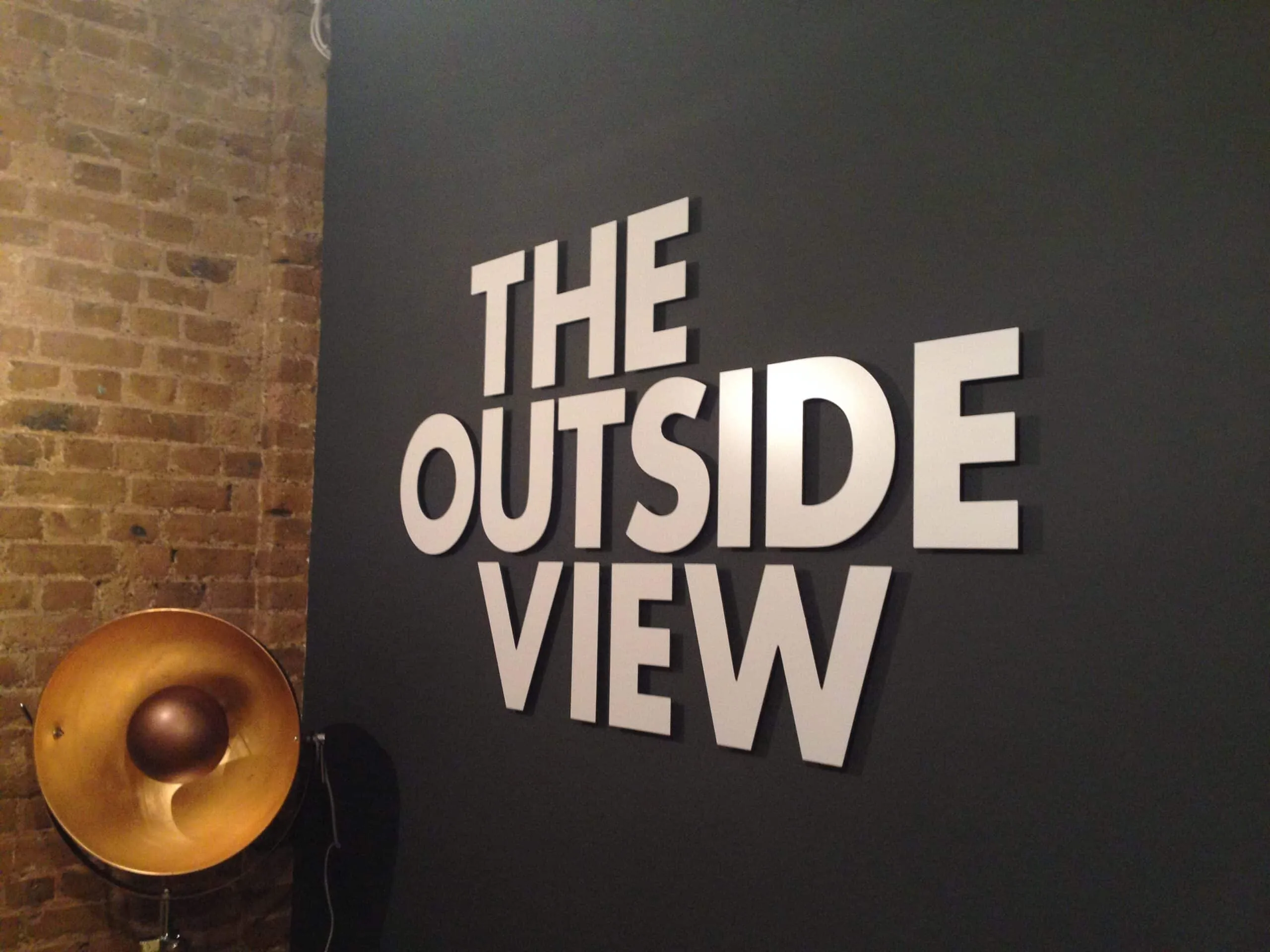 3D Reception Wall Logo London