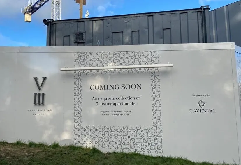 Construction Hoarding Hertfordshire Signage East Herts Signs (1)