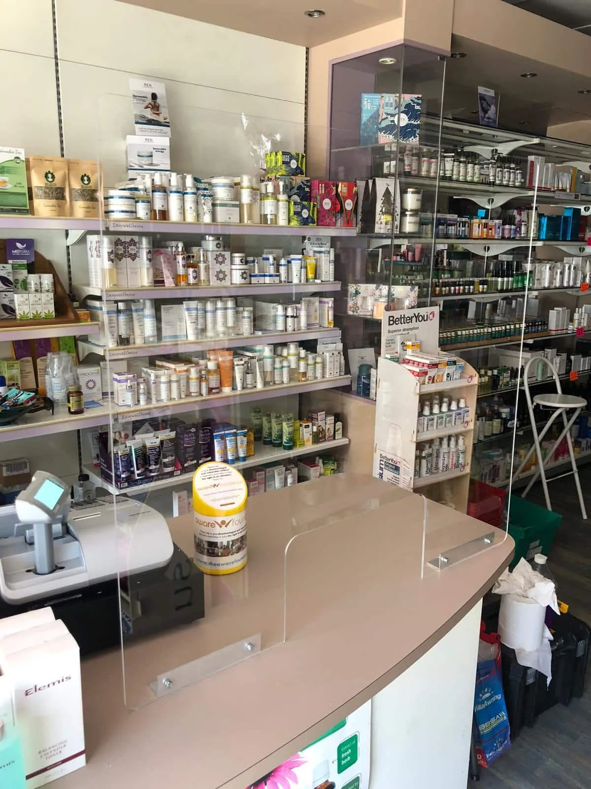 Health Store Till Screen