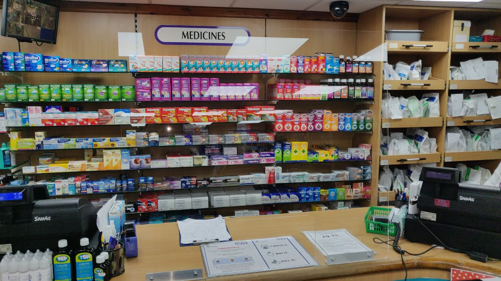 Perspex Shop Till Screen