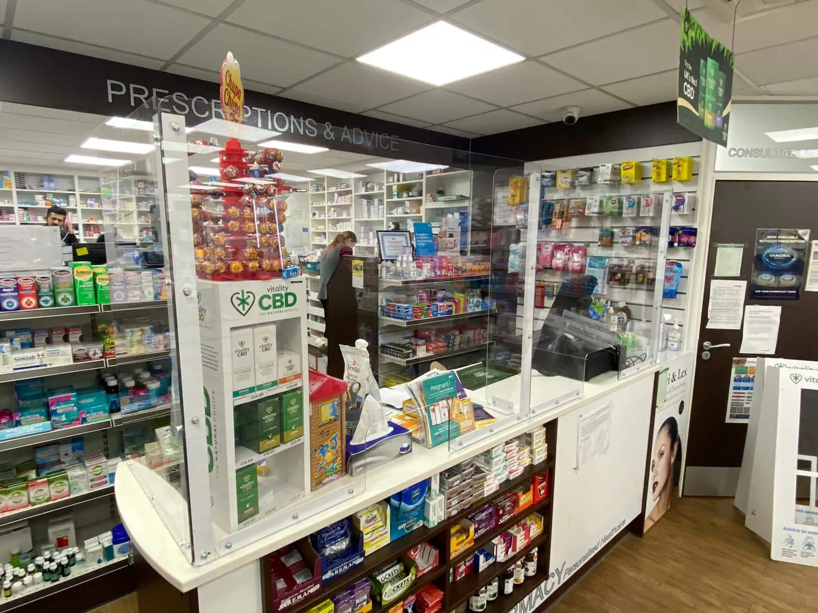 Pharmacy Protective Screen