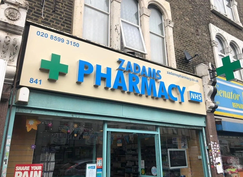 Pharmacy Shop Sign Herts