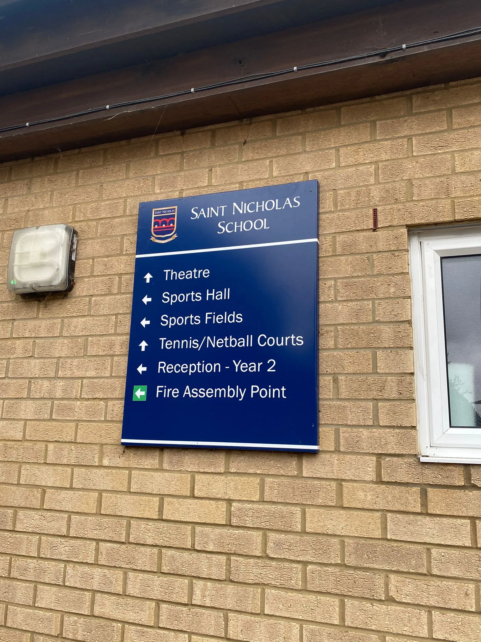 School Wall Sign Herts