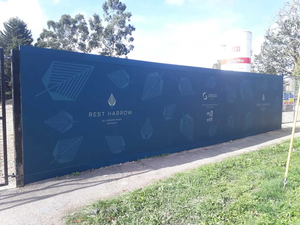 East Herts Signs Construction Builders Site Hoarding Hertfordshire