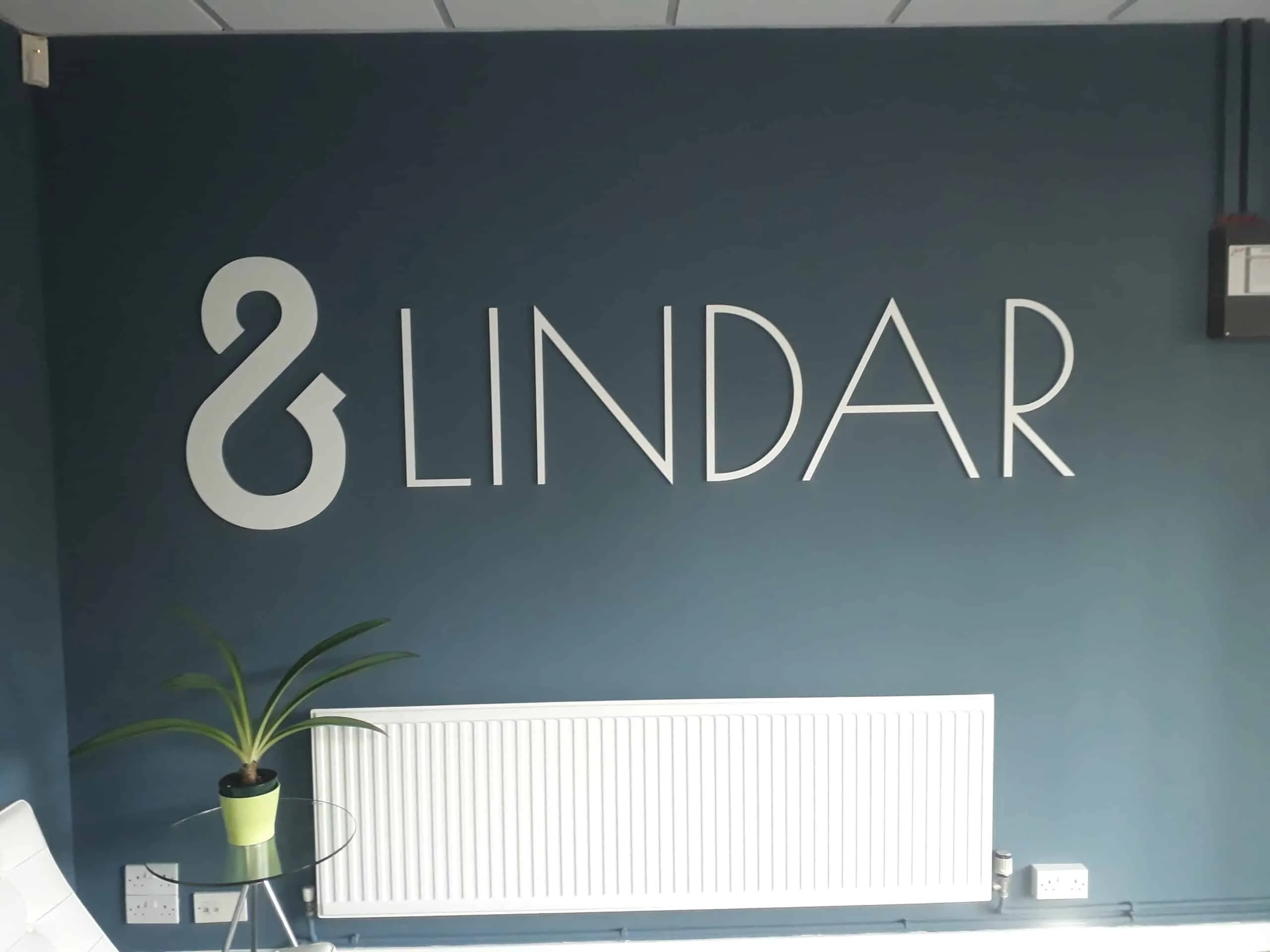 White Entrance Logo St Albans