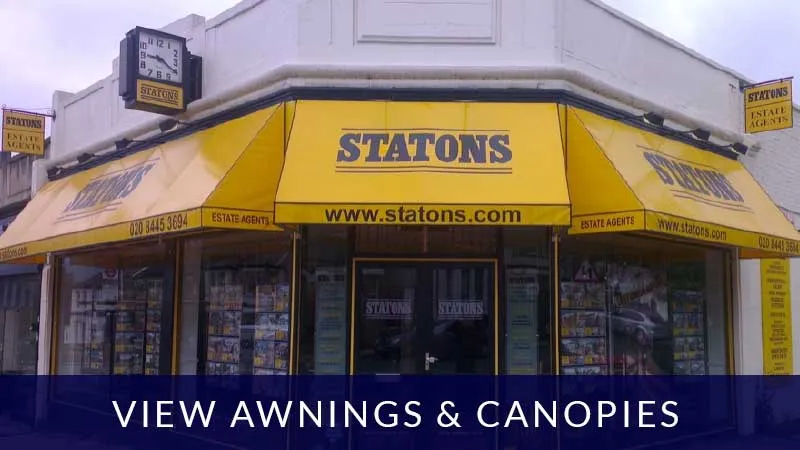View awnings and canopies