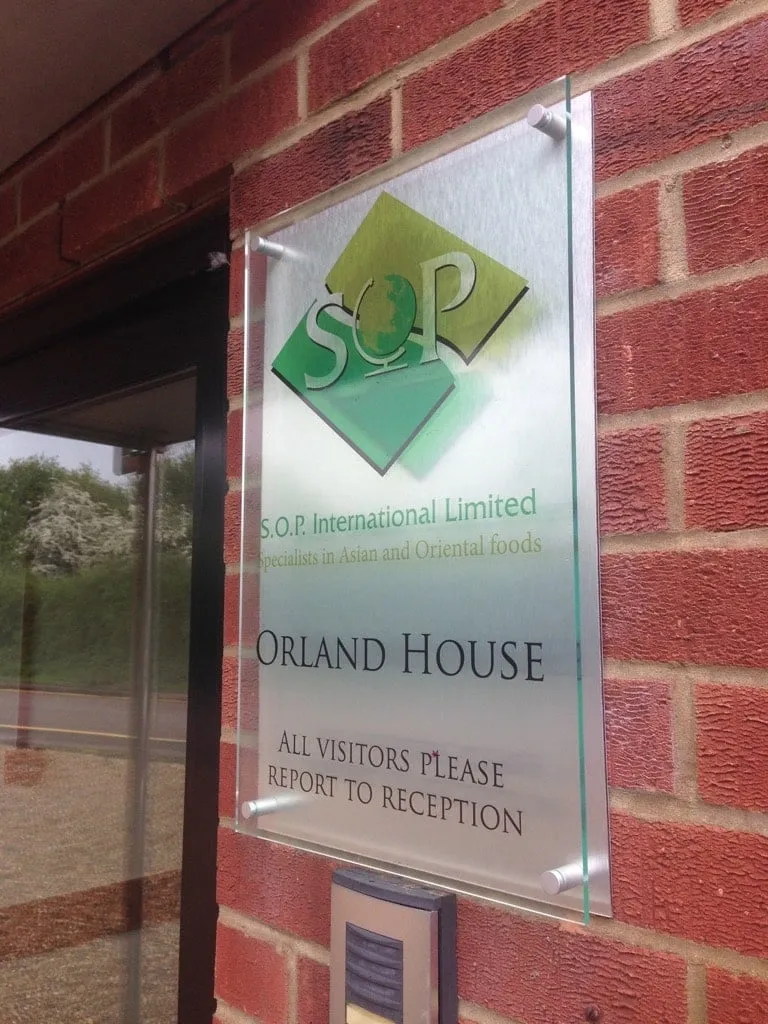 Acrylic Reception Wall Sign Hertfordshire