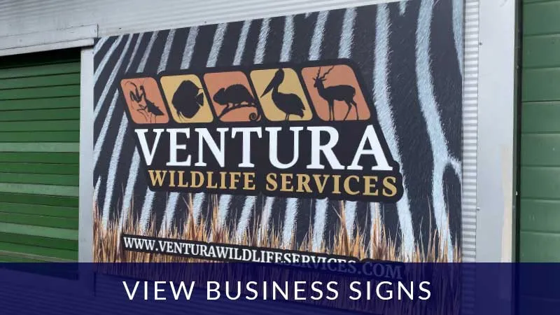 View business signs