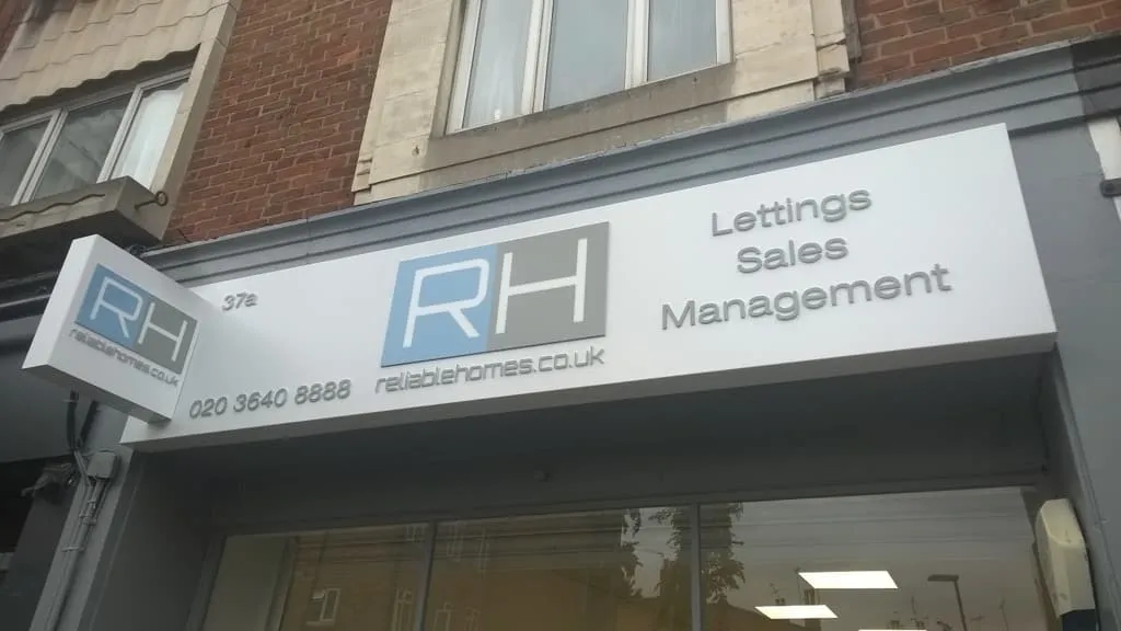 Estate Agent North London Sign Board East Herts Signs