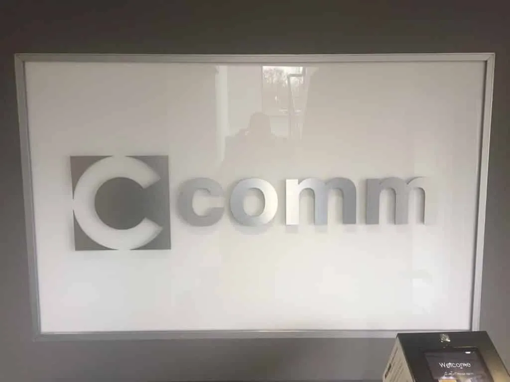 Internal Reception Wall Signage