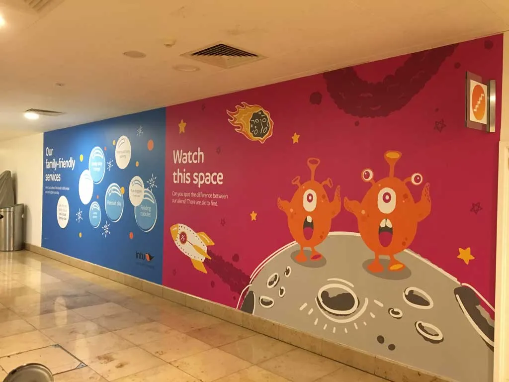 Intu Uxbridge Full Colour Digital Print Sign Installation East Herts Signs Sign M...