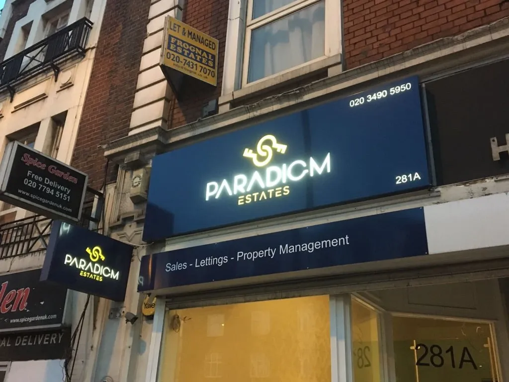 Led Estate Agent Sign London East Herts Signs