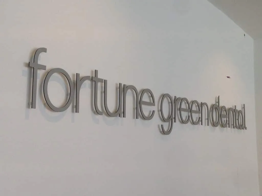 London Raised Internal Wall Lettering