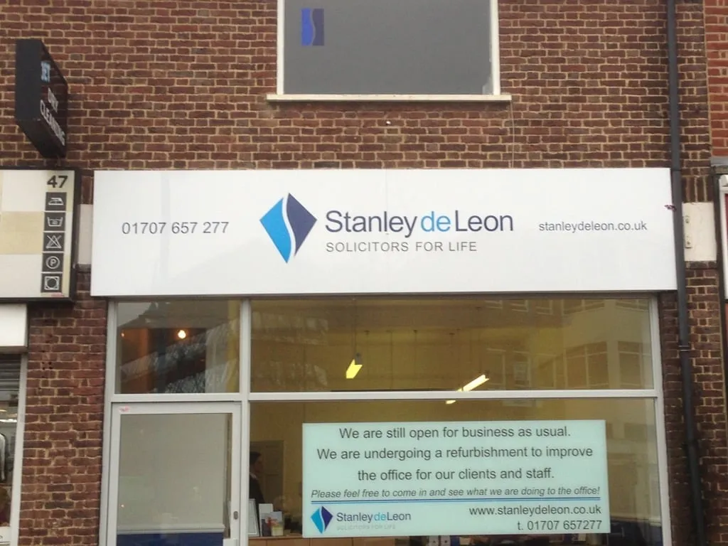 Office Fascia Sign Tray East Herts Signs