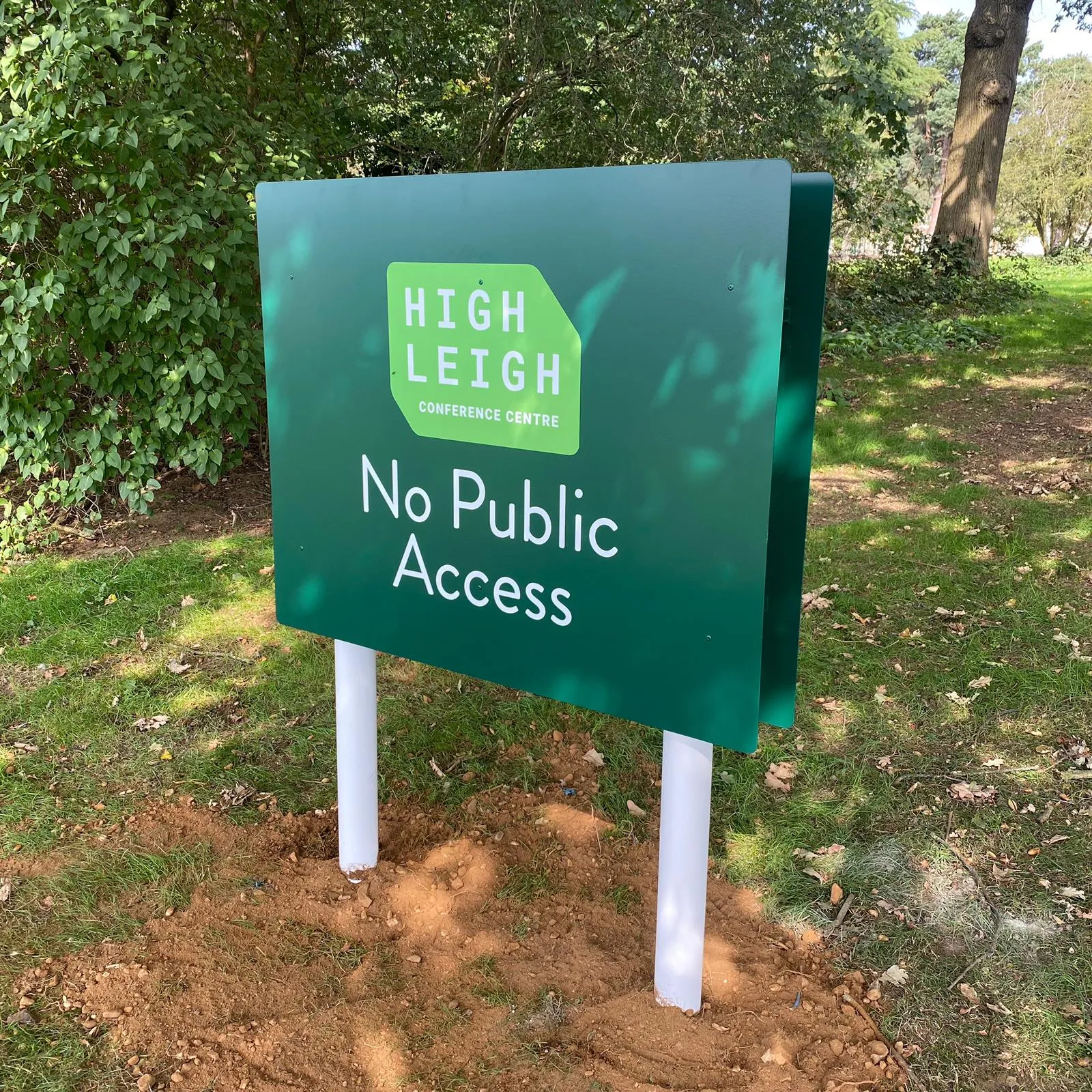 Panel And Post Business Sign