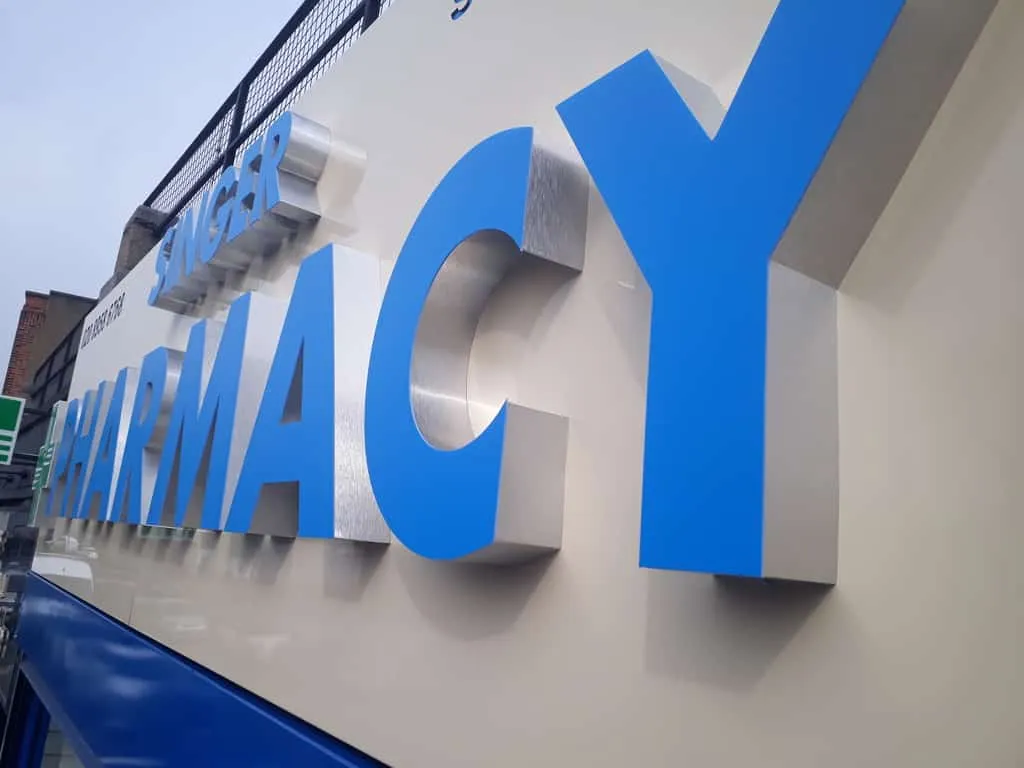 Pharmacy 3d Letter Sign Herts