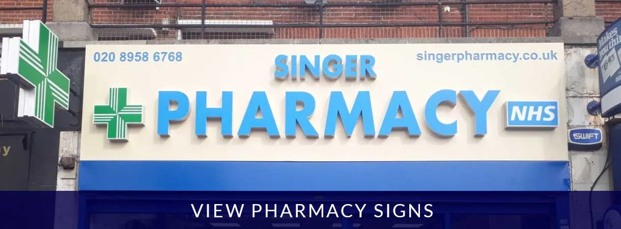 View pharmacy signs