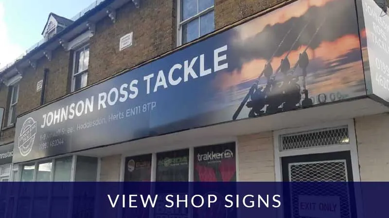 View shop signs
